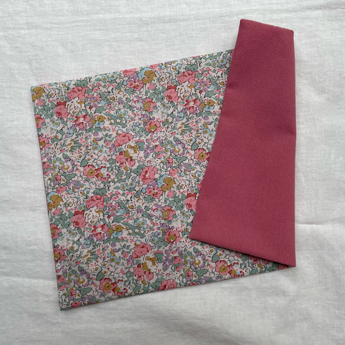 ハンドメイド ランチョンマット リバティ リバーシブル アデラジャ