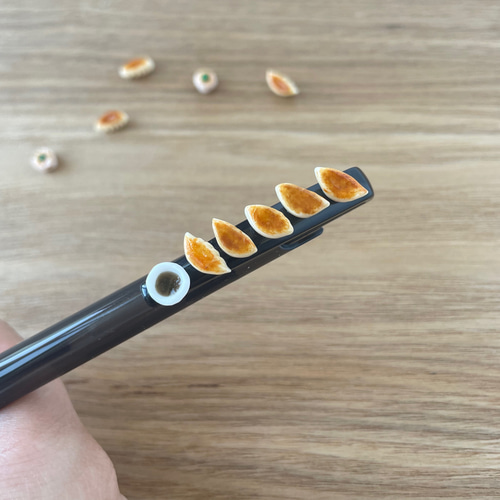 ミニチュアフード】餃子のボールペン 醤油付き ミニチュア ペン・筆記