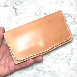 ガルフィー様オーダー専用　ロングトラッカーウォレット　栃木レザー　真鍮 トラッカーウォレット/長財布/革財布/ライダースウォレット/レザー
