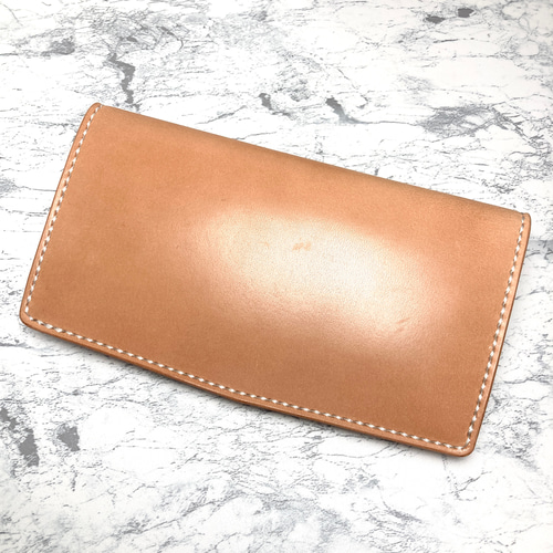 【ハンドメイド】本革 ロング トラッカーウォレット マチあり/小判かん a7.jpg