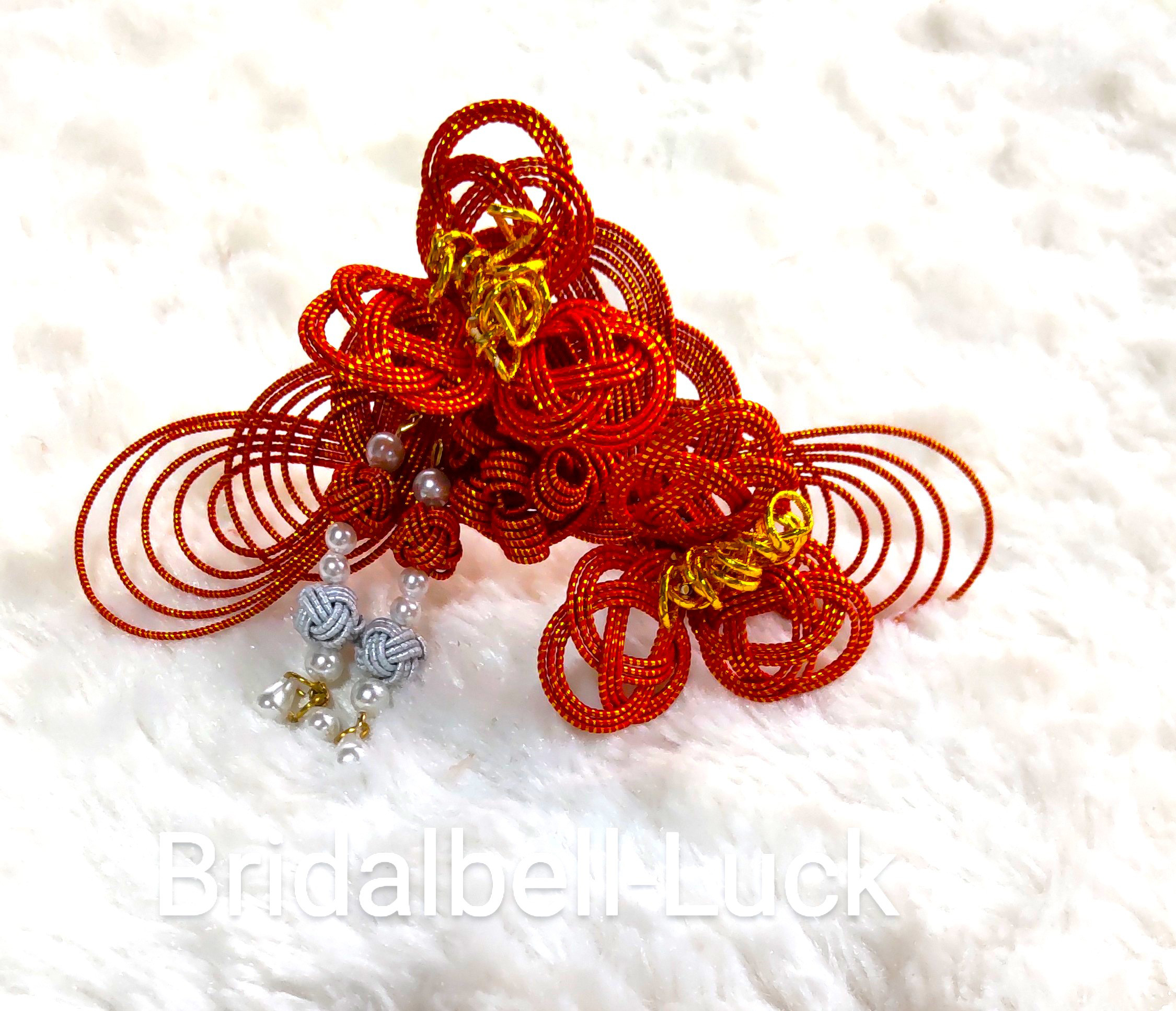 和装髪飾り　あけぼの　結び