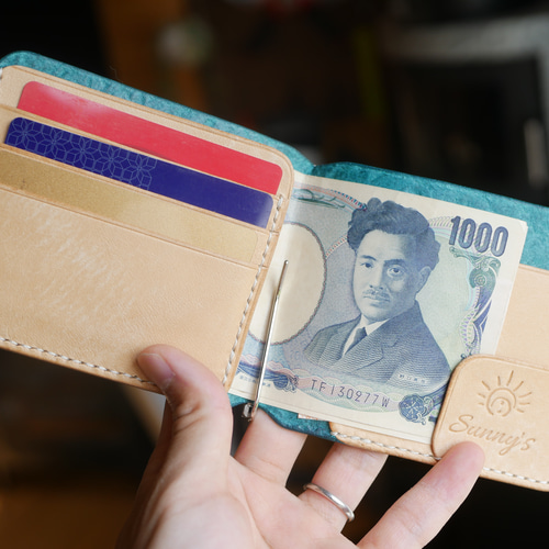 B &C マネークリップ 紙幣用 財布は捨てよう。マネークリップに変え