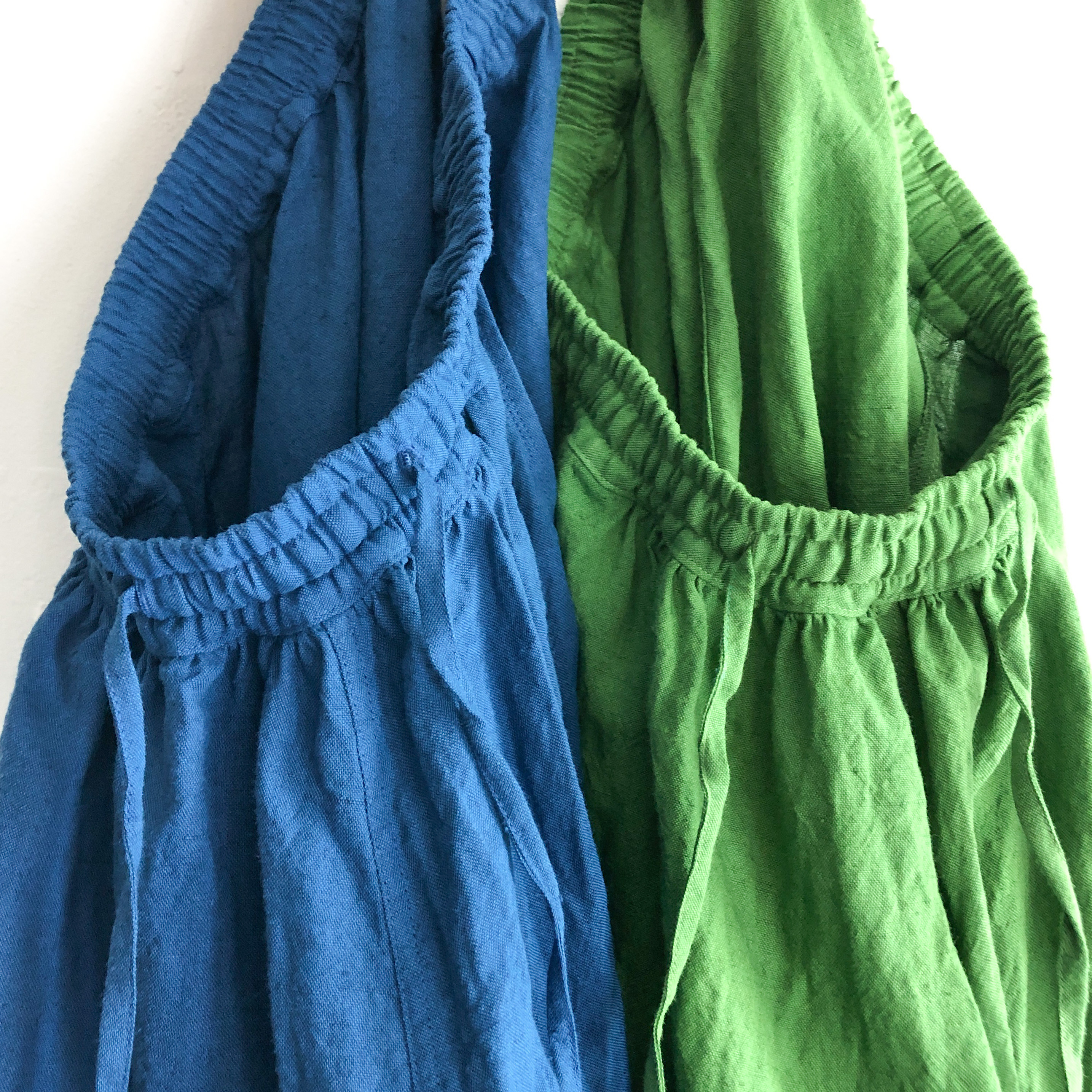 ラミーリネン ギャザーロングキュロット