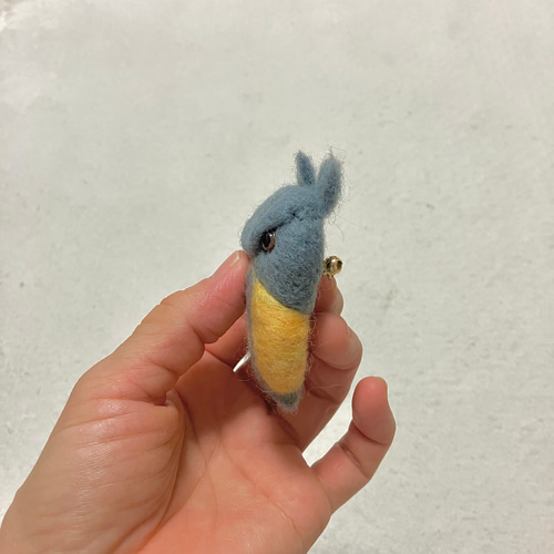 受注制作・羊毛フェルト・ハシビロコウのブローチ ブローチ Jitsuko