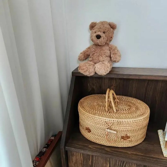 蓋付きバスケット 収納バスケット テーブル収納 整理 リモコン収納 モダン a-639 6枚目の画像