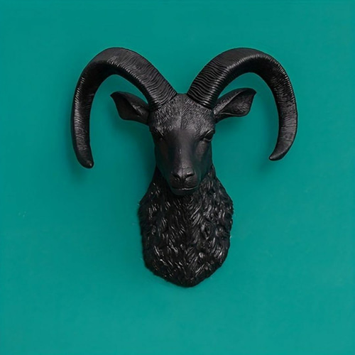羊の頭 2色展開 白 黒 壁掛けアート モダン 彫刻 羊 頭 羊の頭 2色展開 白 黒 壁掛けアート モダン 彫刻 羊 頭