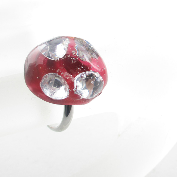 デボラが語る少しシリアスな物語は、このクォーツのようにクールでした♪(創作リング)SR878 2枚目の画像