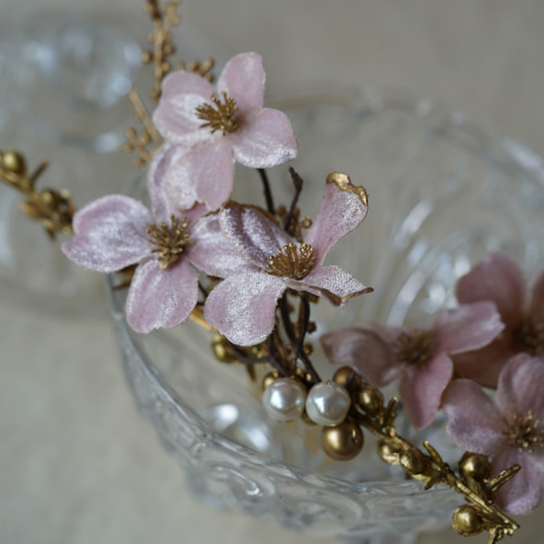 ハナミズキ-headdress】ー 結婚式髪飾り / 成人式髪飾り / 卒業式髪飾