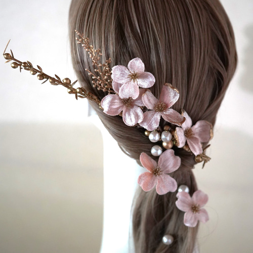 ハナミズキ-headdress】ー 結婚式髪飾り / 成人式髪飾り / 卒業式髪飾