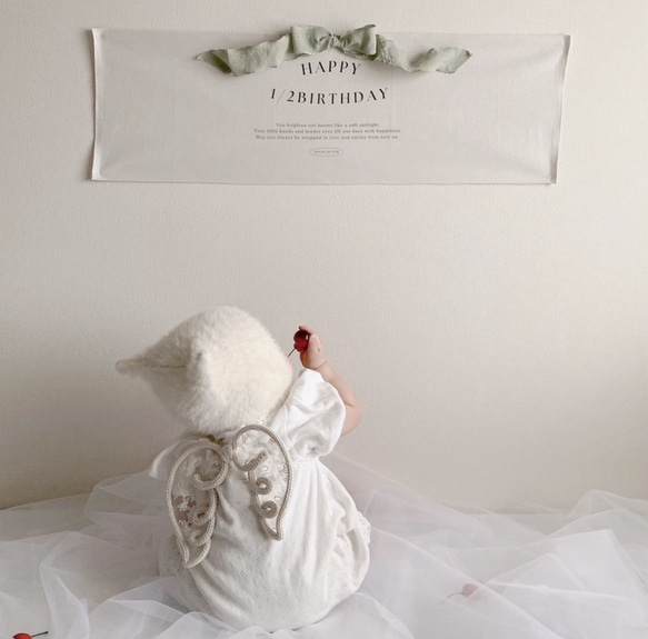 【即納】おうちスタジオ背景布 チュール チュール生地 背景布 バースデータペストリー ハーフバースデー 100日祝い 11枚目の画像