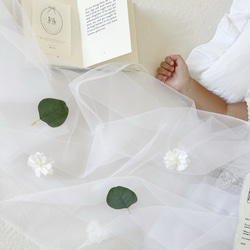 【即納】おうちスタジオ背景布 チュール チュール生地 背景布 バースデータペストリー ハーフバースデー 100日祝い 2枚目の画像