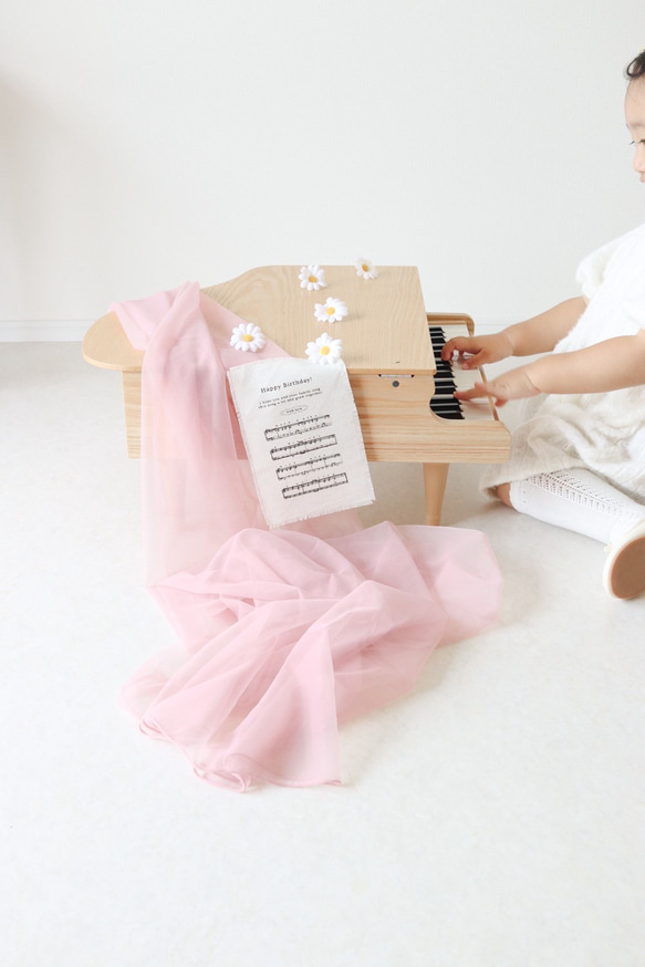 【即納】おうちスタジオ背景布 チュール チュール生地 背景布 バースデータペストリー ハーフバースデー 100日祝い 4枚目の画像