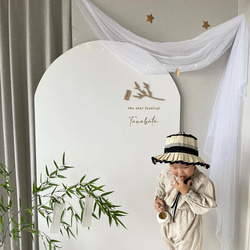 【即納】おうちスタジオ背景布 チュール チュール生地 背景布 バースデータペストリー ハーフバースデー 100日祝い 16枚目の画像