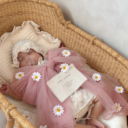 【即納】おうちスタジオ背景布 チュール チュール生地 背景布 バースデータペストリー ハーフバースデー 100日祝い 6枚目の画像