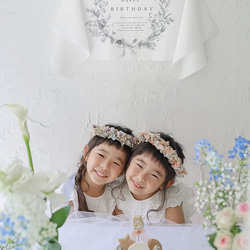 【即納】おうちスタジオ背景布 チュール チュール生地 背景布 バースデータペストリー ハーフバースデー 100日祝い 19枚目の画像