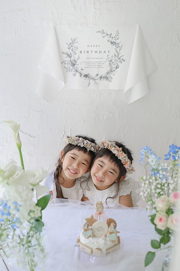 【即納】おうちスタジオ背景布 チュール チュール生地 背景布 バースデータペストリー ハーフバースデー 100日祝い 19枚目の画像