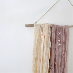 【即納】シワ加工 チュール生地 おうちスタジオ背景布 チュール 背景布 バースデータペストリー 誕生日　ハーフバースデー 2枚目の画像