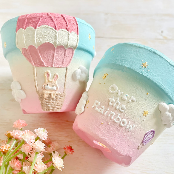専用　リメイク鉢　お花 あい様専用 リメイク鉢 お花