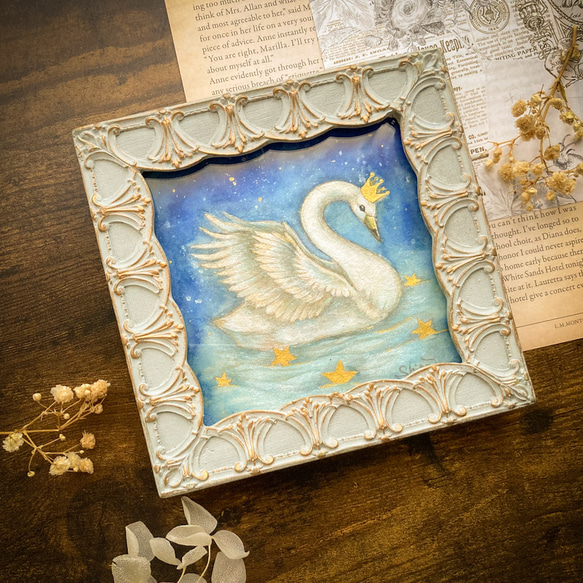 【美品】エディションナンバー入り綺麗な白鳥のリトグラフ Amazon.co.jp: Flower knows（フラワーノーズ）白鳥のバレエシリーズ 6 絵画