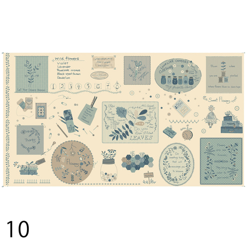 ☆感謝セール30％OFF☆『アメリカンカントリー パネル生地 10番』～約 