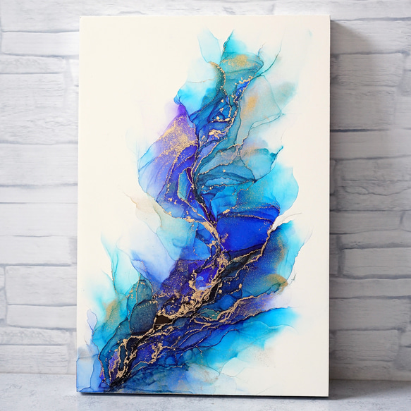 一点物】エアリー・ブルー #05✴︎インテリアアート 絵画