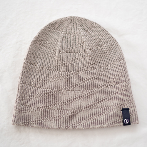 よく伸びる薄手ビーニー帽【オーガニックコットン】 ニット帽