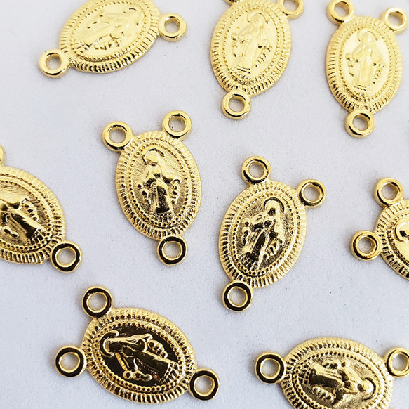 フランスアンティーク ヴィンテージ メダイユ まとめ売り 18個 パーツ