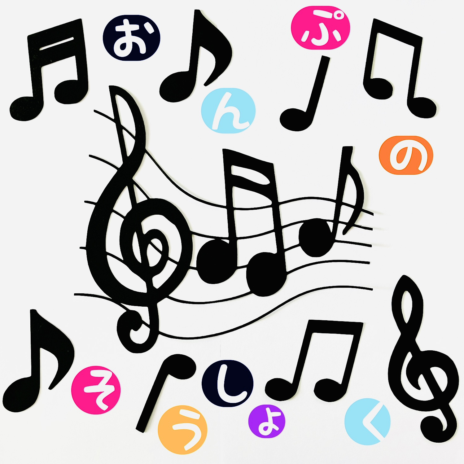 りん 壁面飾り 「音楽発表会①」大きく飾れます Amazon | 壁面飾り 発表会 音楽会 合奏 保育園 幼稚園 施設