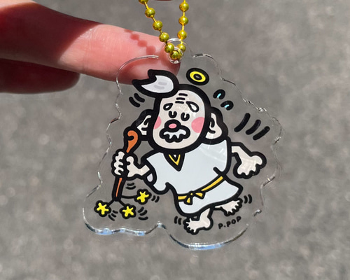 神様はじめました　ナンジャタウン　キーホルダー 神様はじめました ナンジャタウン アクリルキーホルダー 巴衛