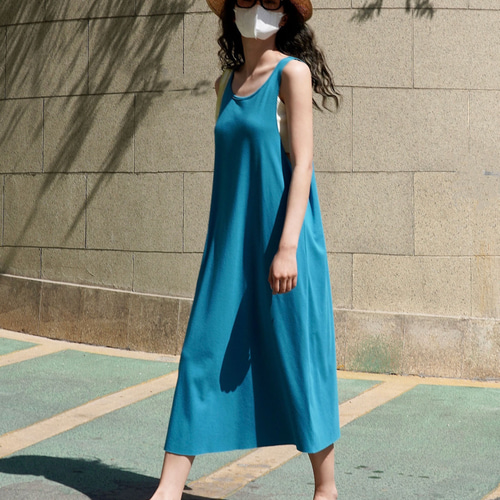 self-portrait UK8 ノースリーブワンピース self-portrait ライトブルー ノースリーブ ワンピース UK8