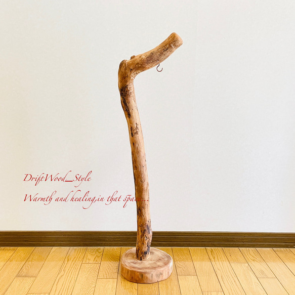 流木インテリア L字を描く無骨で太い流木スタンド ランタンやエアプラントを飾れる置物 北欧 照明 木材 癒し N39 12枚目の画像