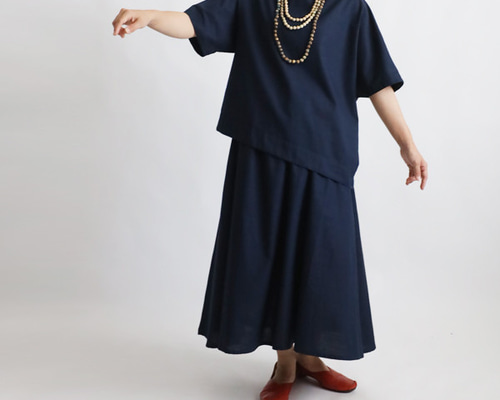 未使用・タグ付✨️ La mama Aloha シャツ スカート セットアップ シャツ スカート セットアップ レディース 2点セット フレアスカート