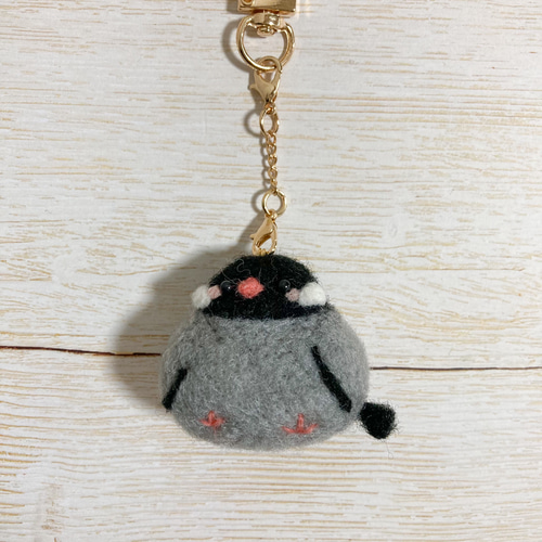 【確認用】くまさん✼布と羊毛フェルト(グレー) 5e5c060ef017605e95ca6c08973344