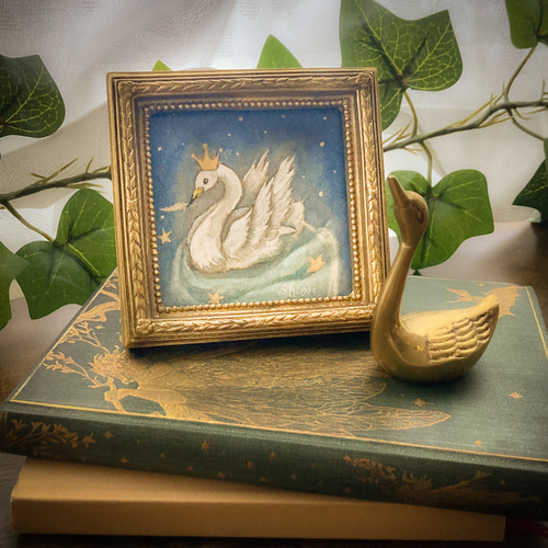 白鳥の王さま-C 絵画 紫苑工房 -Atelier Shion- 通販 17826694｜Creema