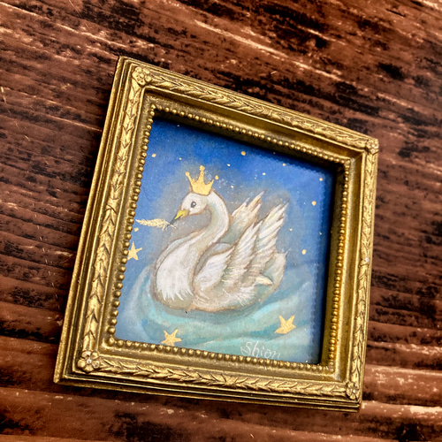 白鳥の王さま-C 絵画 紫苑工房 -Atelier Shion- 通販 17826694｜Creema