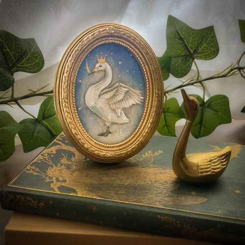 白鳥の王さま-B 絵画 紫苑工房 -Atelier Shion- 通販 17826706｜Creema