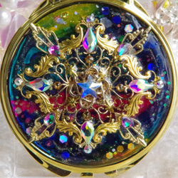 鍵穴 コンパクトミラー 魔法少女 魔法の道具 ハート  鍵 鏡 コンパクト 722dbe89d4869e62b330a5bcdcd340