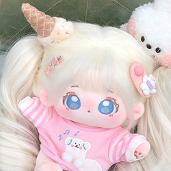 20cm着せ替えぬいぐるみ服 楓霜セット 桜 着せ替え人形