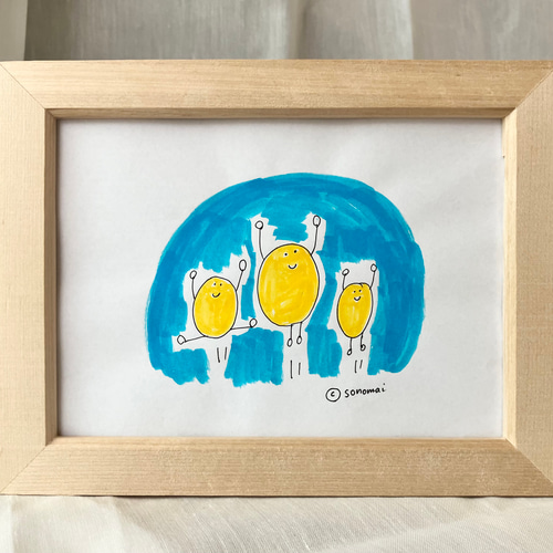 原画】まめのイラスト（額縁セット） イラスト SONOMAI CLAFTS 通販