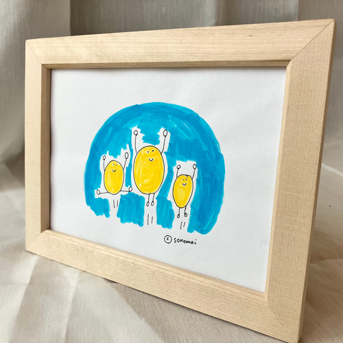 原画】まめのイラスト（額縁セット） イラスト SONOMAI CLAFTS 通販