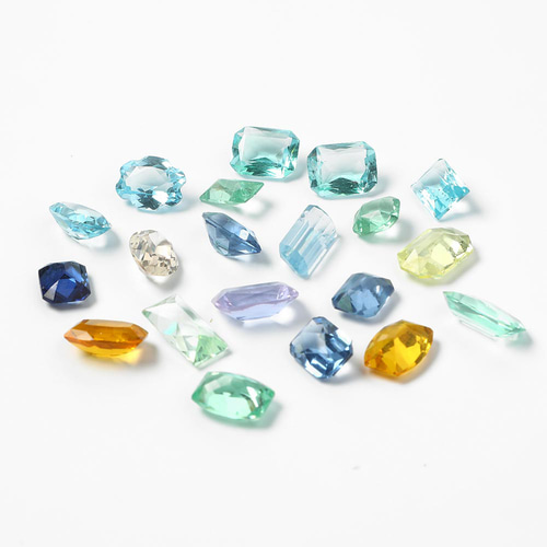 ヴィンテージボタン カボション ガラス ガラスカボション チェコガラス ヴィンテージ・ガラスカボション 20個セット ボタン Babovka 通販