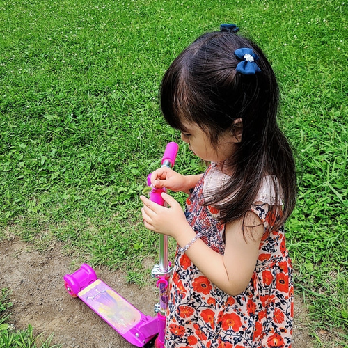 ツインヘアゴム】キッズ リボン ツインテール パステルカラー