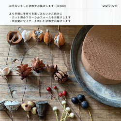 てづくりキット　木の実のケーキアレンジ 7枚目の画像