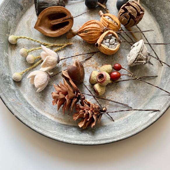 てづくりキット　木の実のケーキアレンジ 10枚目の画像