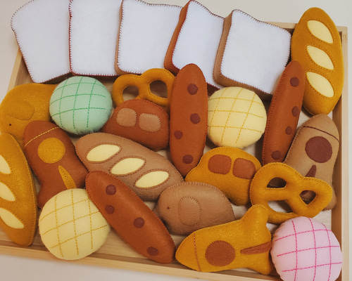 フェルトままごと お楽しみパンセット おもちゃ・人形 なちゅらる