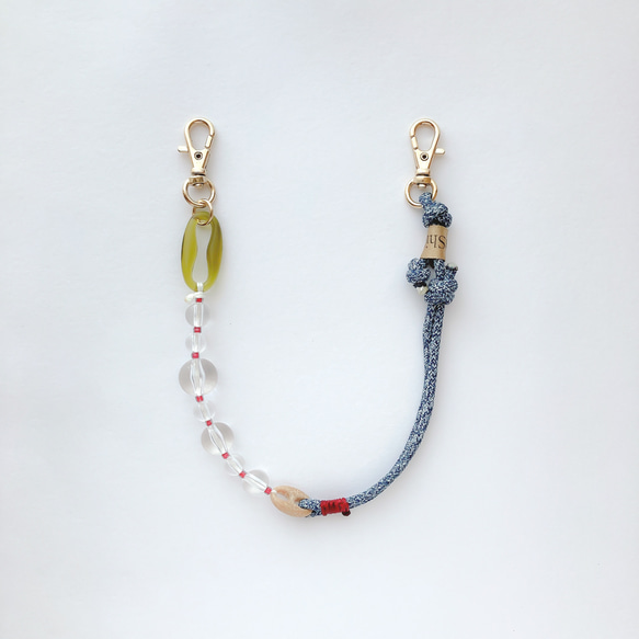 PHONE STRAP:「Indigo」clarity スマホストラップ 1枚目の画像