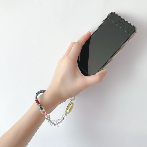 PHONE STRAP:「Indigo」clarity スマホストラップ 7枚目の画像