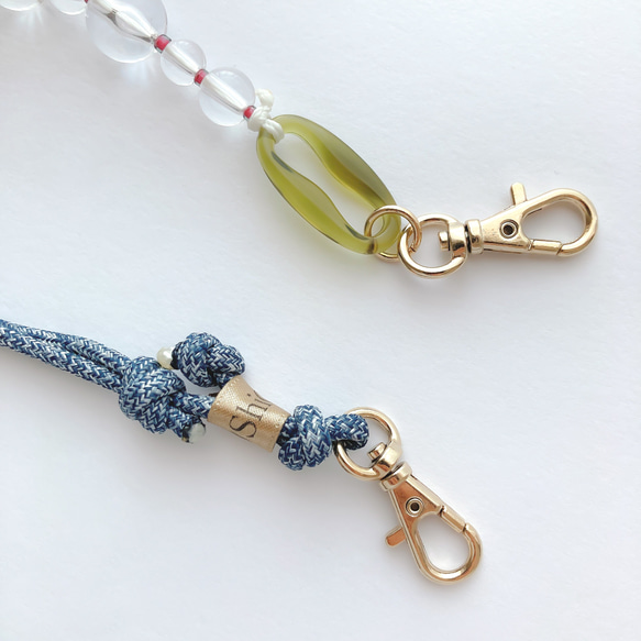 PHONE STRAP:「Indigo」clarity スマホストラップ 6枚目の画像