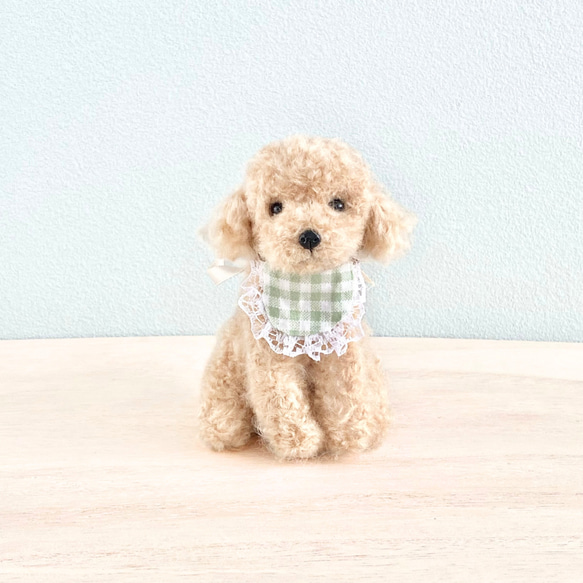 いつでもいっしょ♪ ふわふわ羊毛フェルトの小さなアプリコット