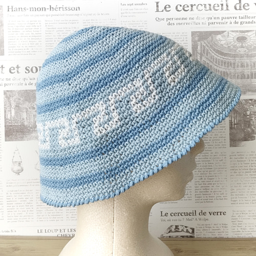 テラヘルツ ビーズハット クロシェハット 帽子 手編み テラヘルツ ビーズハット クロシェハット 帽子 手編み 手編みキット